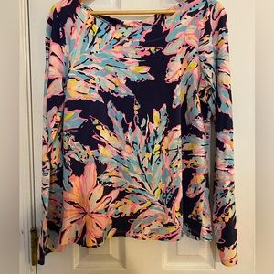 Lilly Pulitzer Colorful Open Back Top